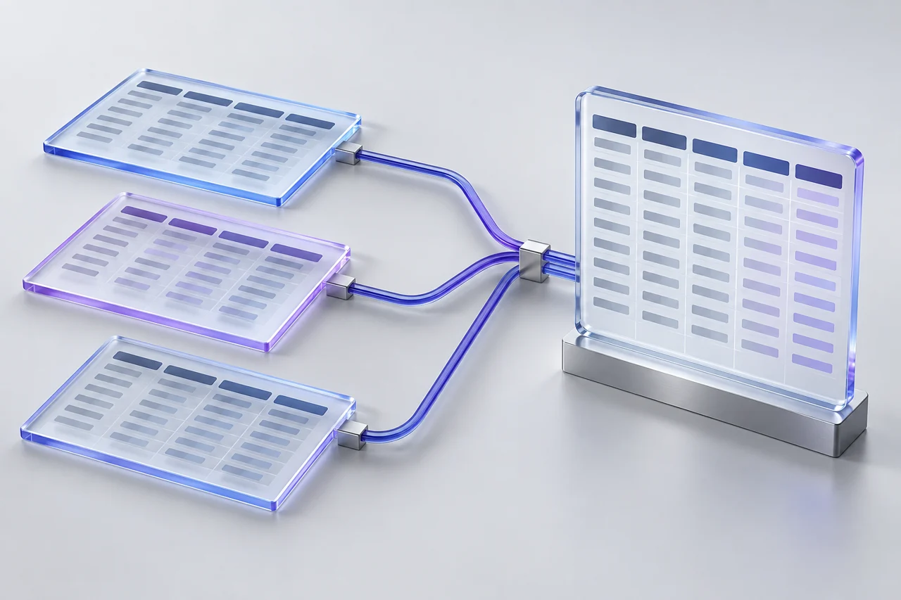 Conceptual ai products illustration